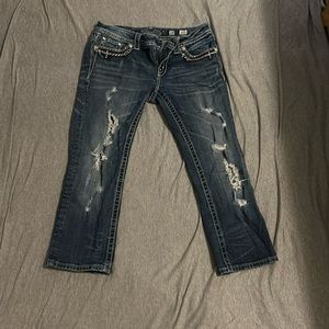 Miss Me cropped jeans size 28